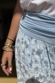 Made in Italy Harem Balloon Pant Peony Sky /27 = ~